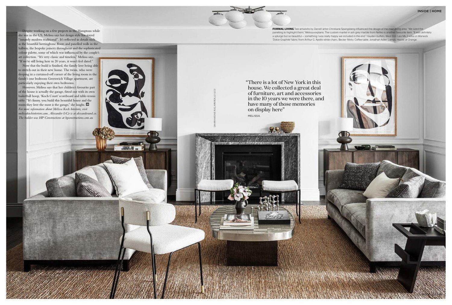 Willoughby in Inside Out magazine, October 2019